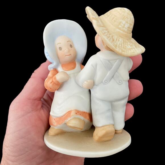 Homco Circle of Friends Bisque Figures by Masterpiece Lot of 3 Collectible 1990s - Picture 5 of 16